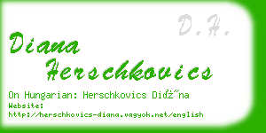 diana herschkovics business card